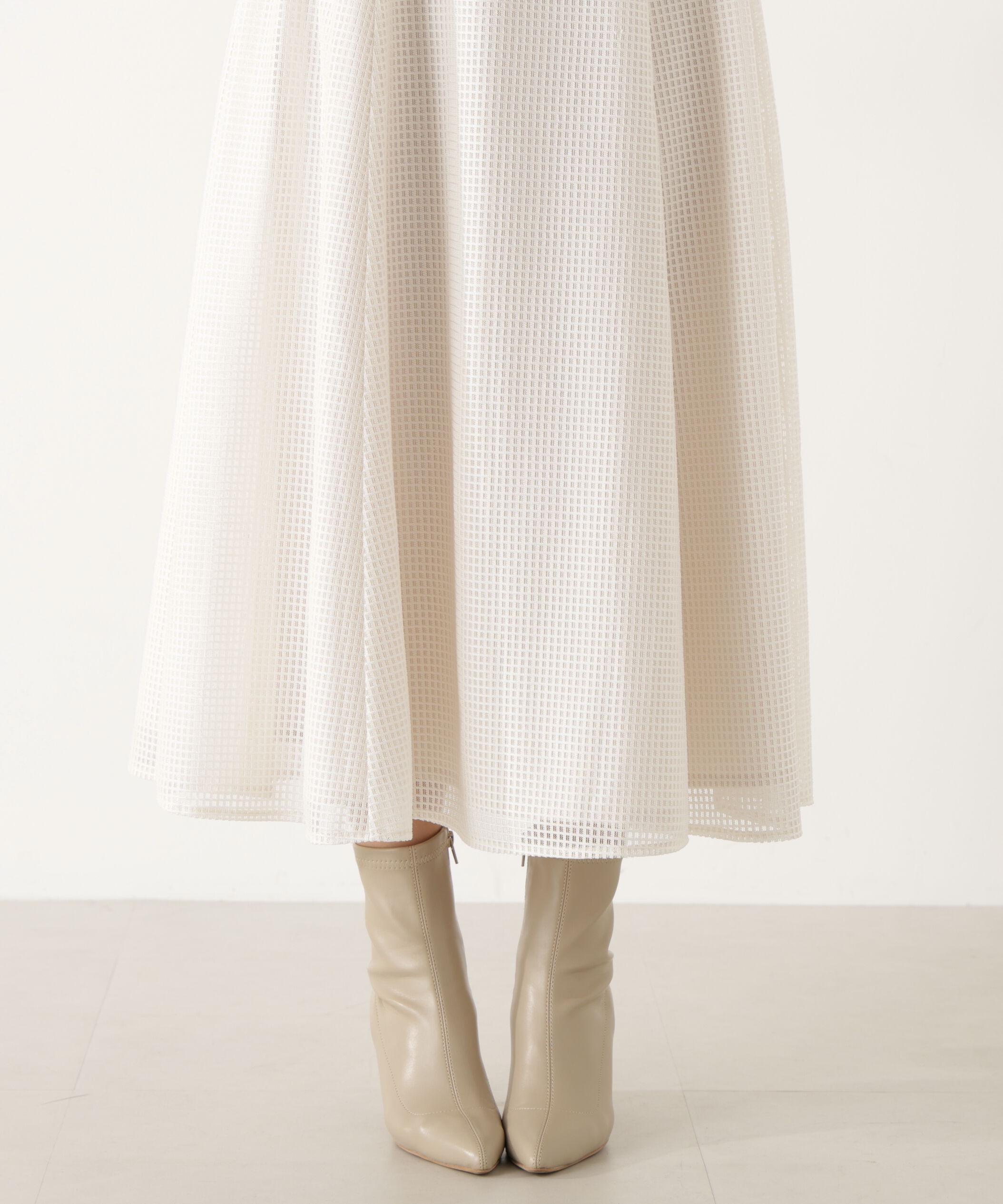 PROPORTION BODY DRESSING「ビット付きシアーメッシュスカート」|スカート|