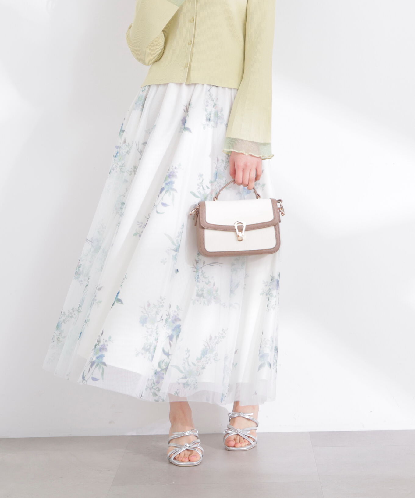 PROPORTION BODY DRESSING「花柄チュールスカート 26SS」|スカート|