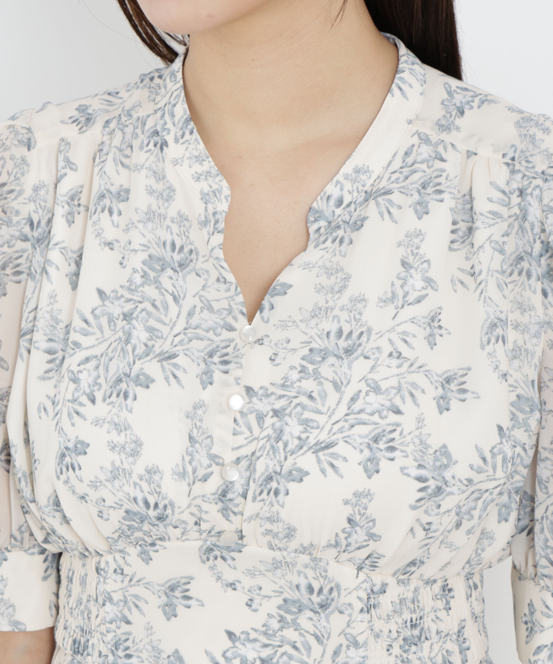 PROPORTION BODY DRESSING「花柄プリーツワンピース　26SS」|ワンピース|