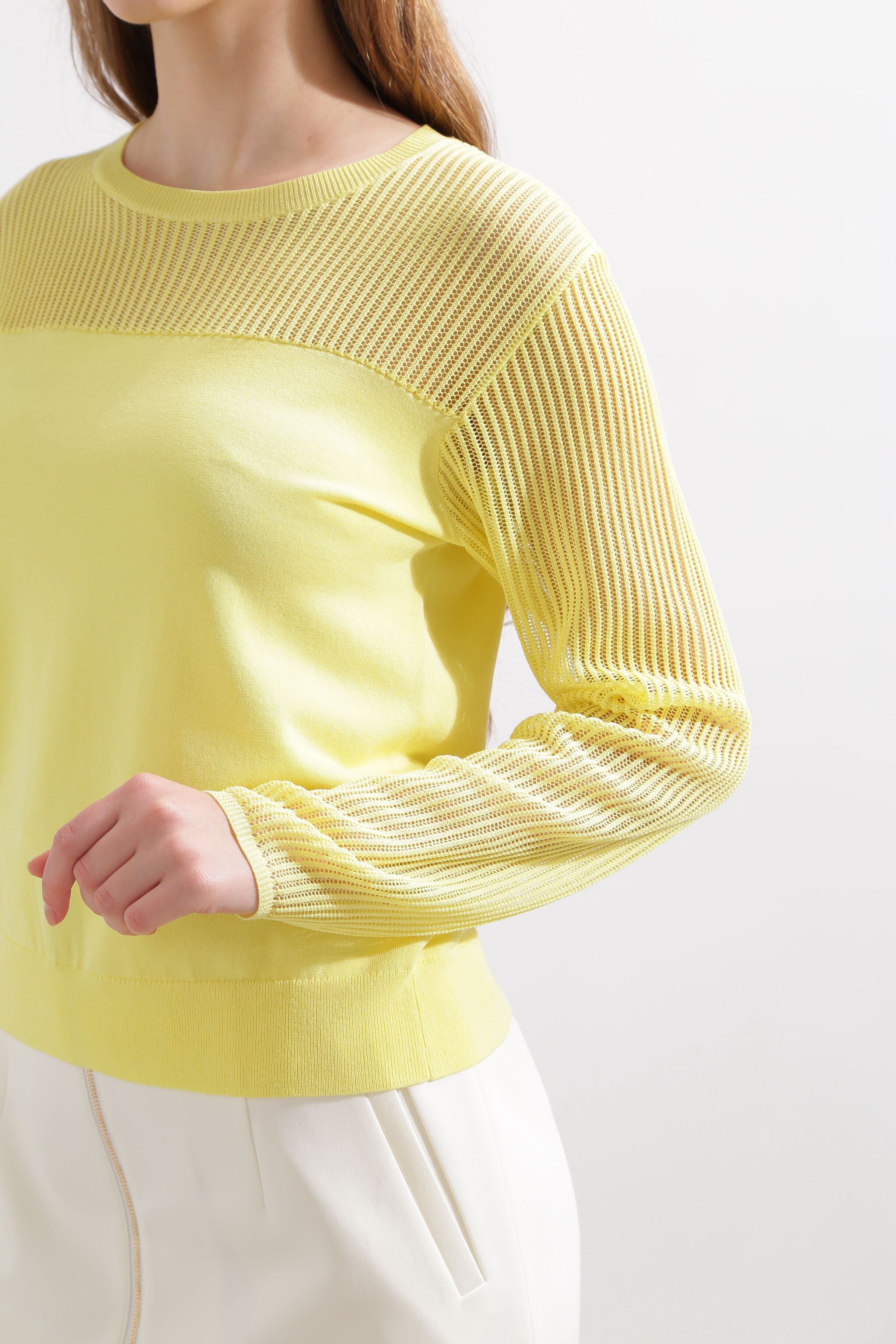  「◆シアーコンビニットプルオーバー」|ニット・セーター|