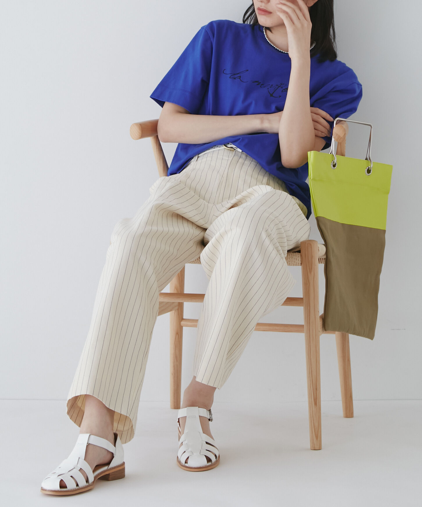  「◆綿麻ストライプパンツ」|その他|