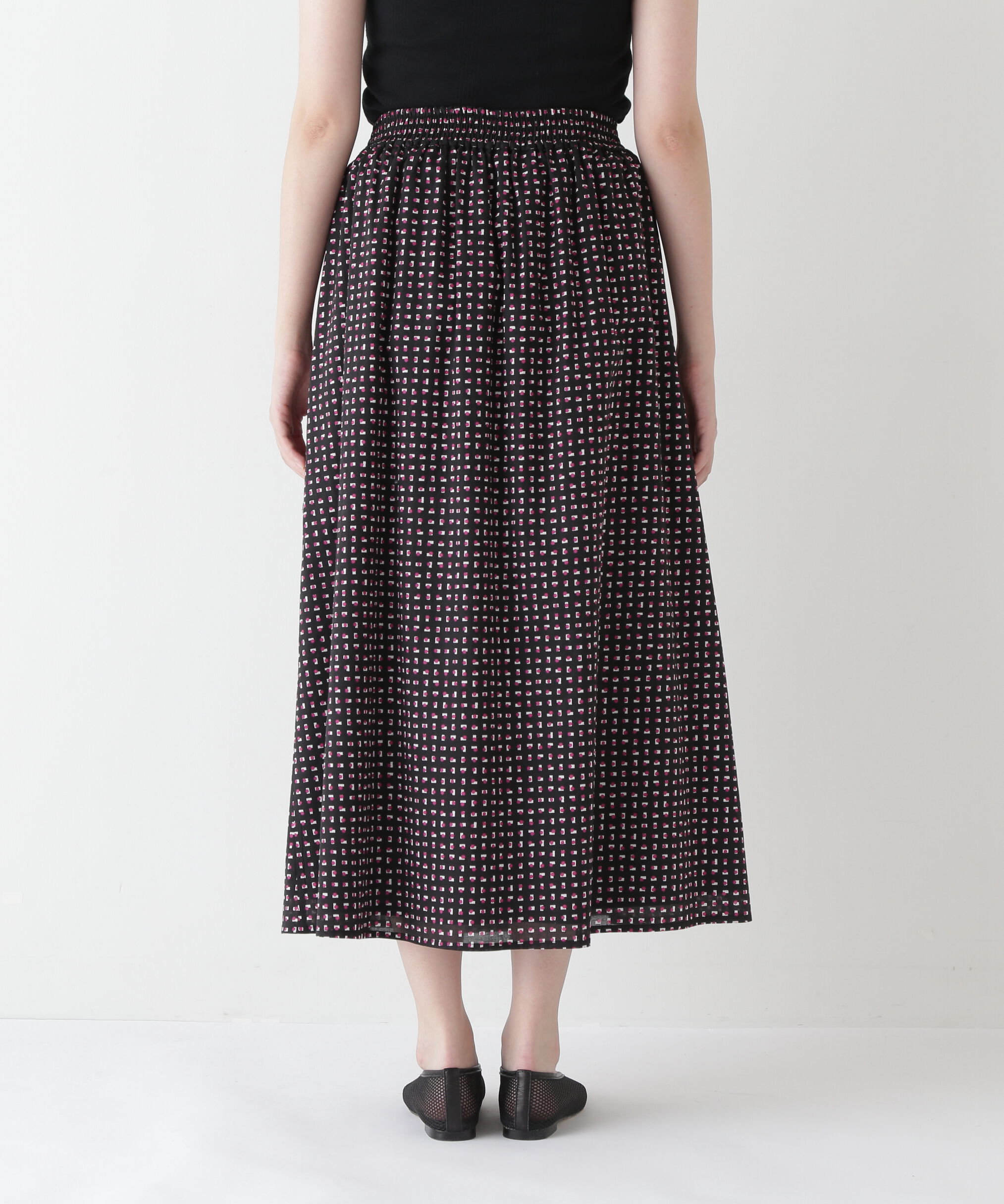  「◆プリントギャザーフレアースカート」|スカート|