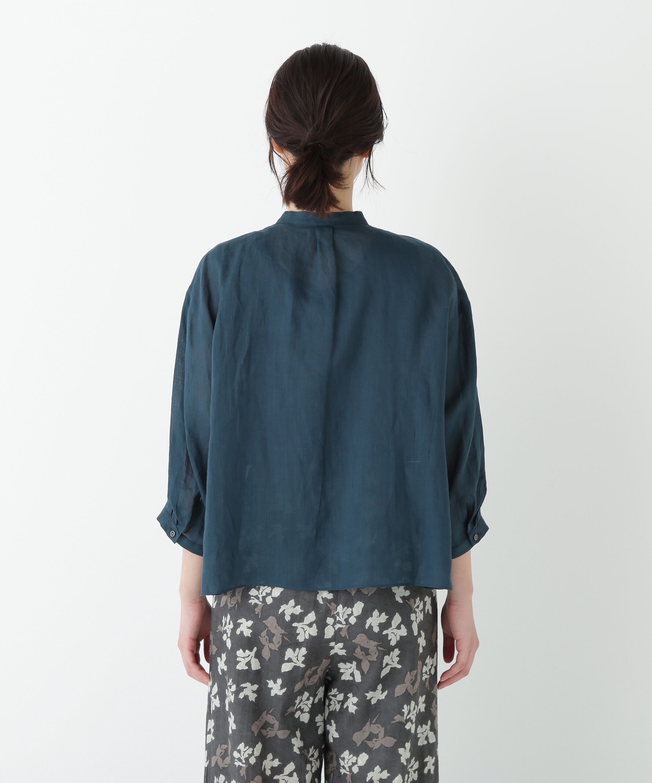  「◆ラミーバンドカラーシャツブラウス」|シャツ・ブラウス|