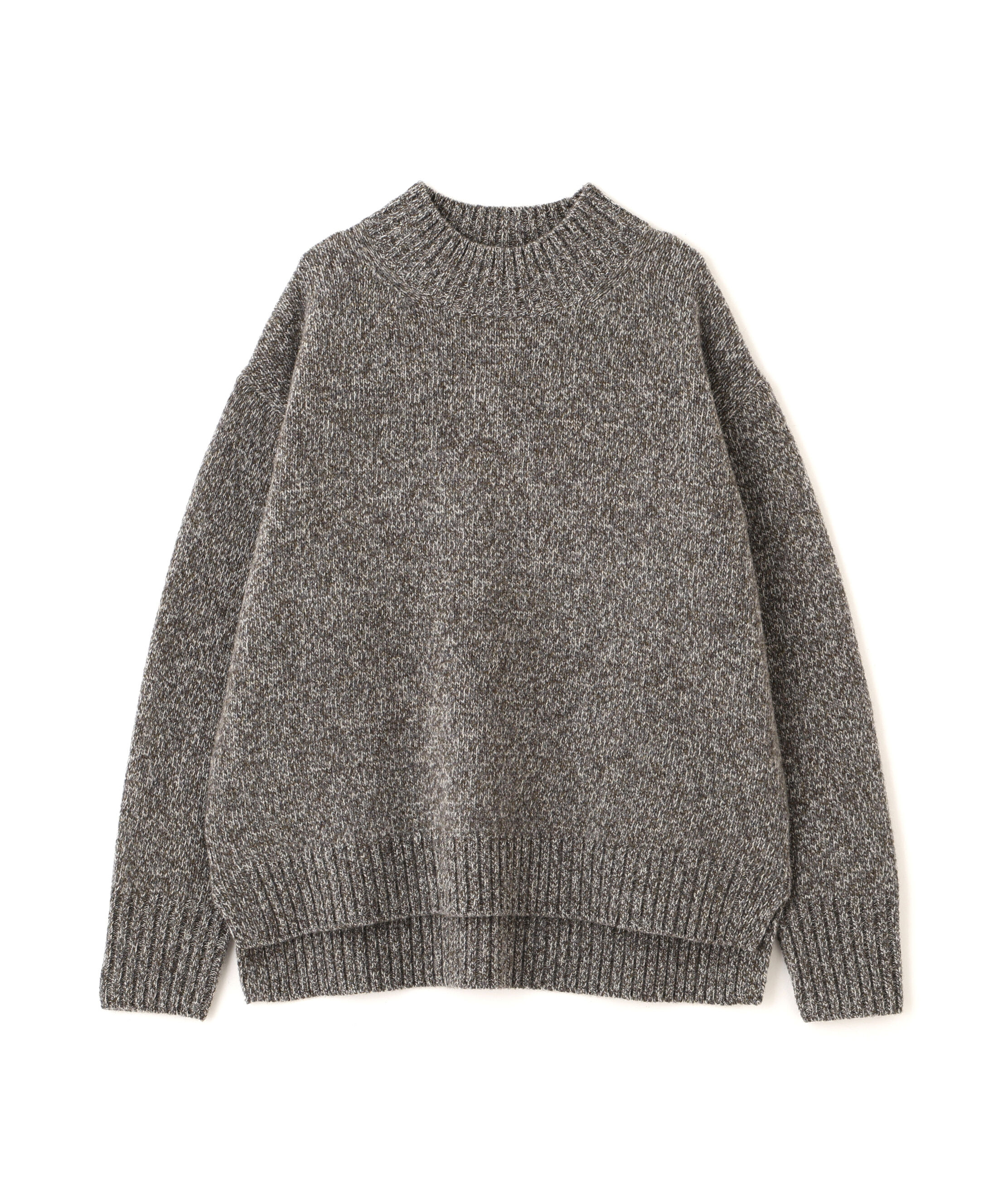  「≪洗える≫ウールローゲージＭＩＸヤーンハイネックプルオーバー」|ニット・セーター|