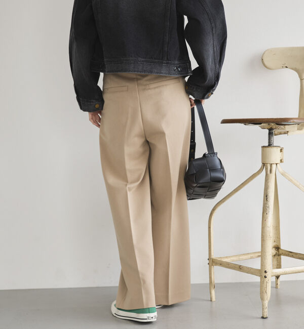 Doux archives「２タックワイドパンツ」|チノ|