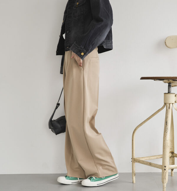 Doux archives「２タックワイドパンツ」|チノ|