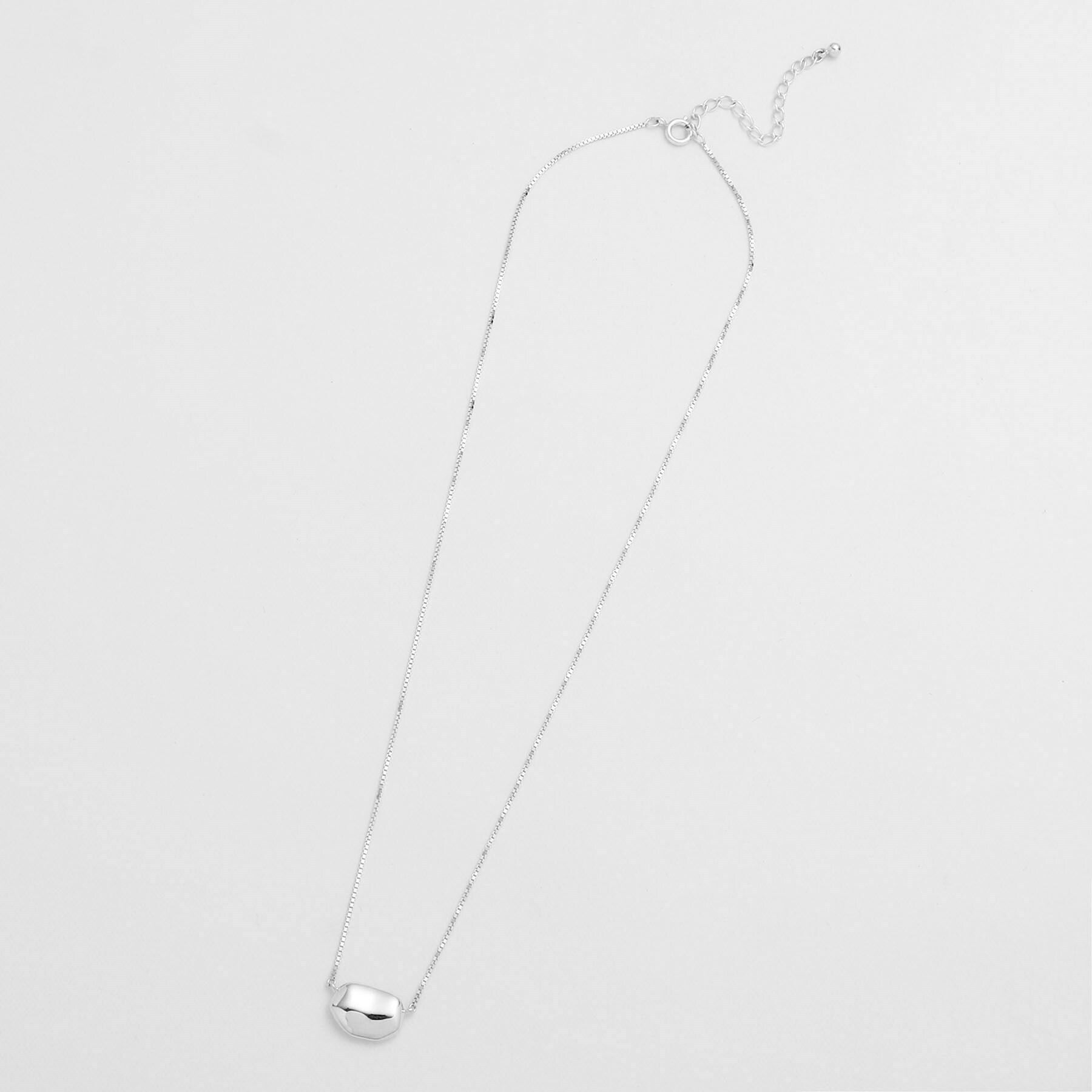 COCOSHNIK ONKITSCH「シルバー ニュアンスネック ビーンズ」|ネックレス|