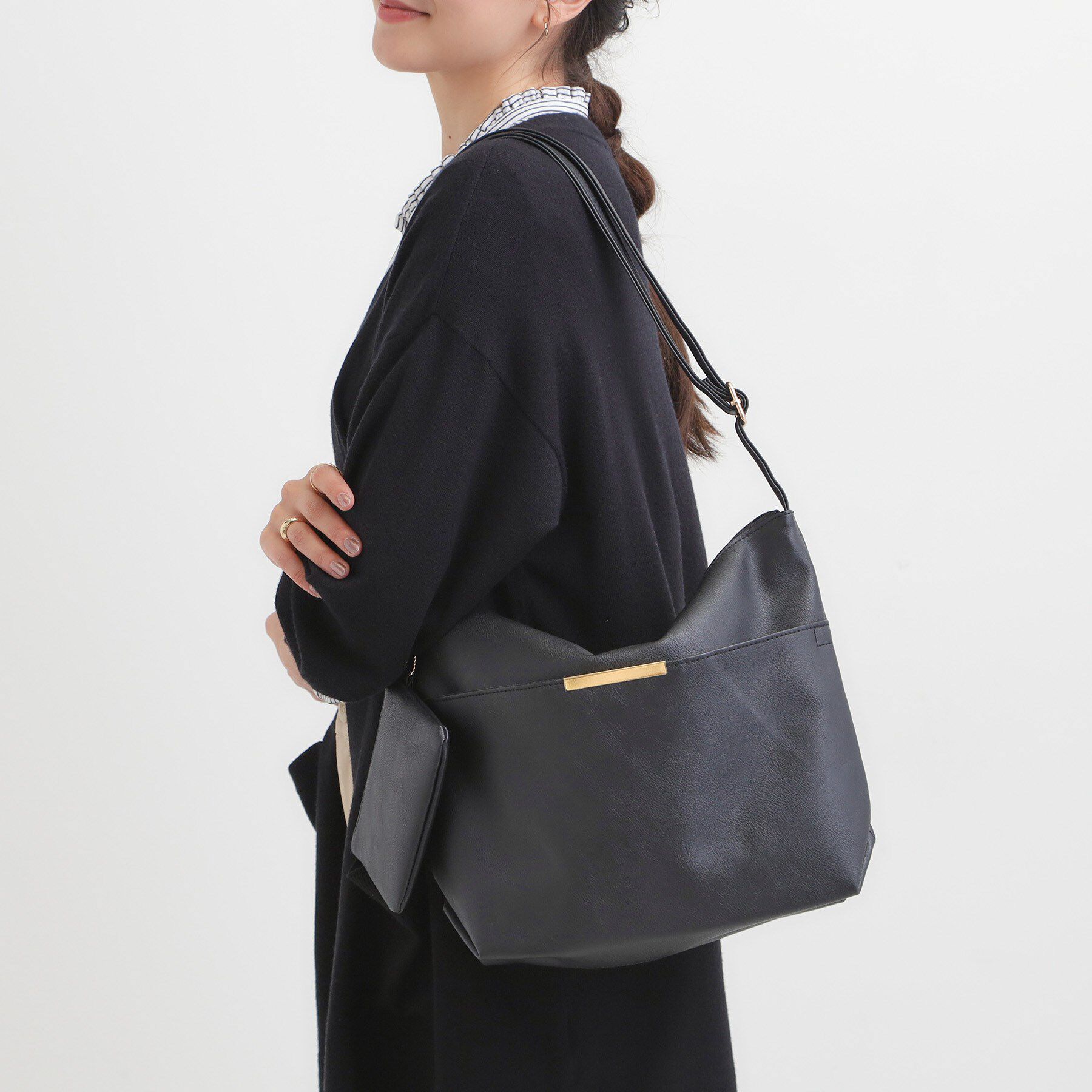 SHOO･LA･RUE「ダブルフェイスショルダーバッグ」|ショルダー・メッセンジャー|