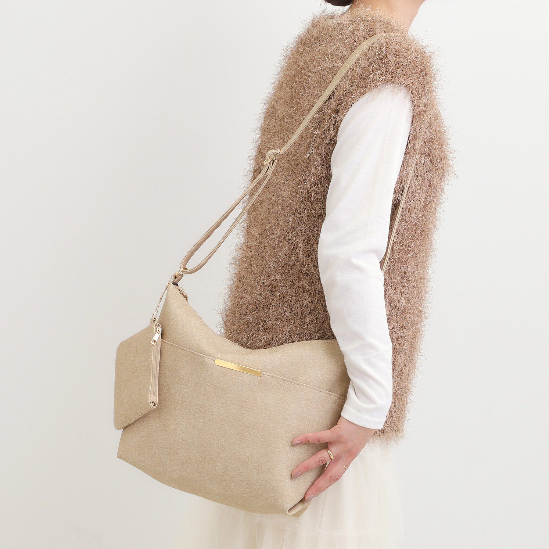 SHOO･LA･RUE「ダブルフェイスショルダーバッグ」|ショルダー・メッセンジャー|