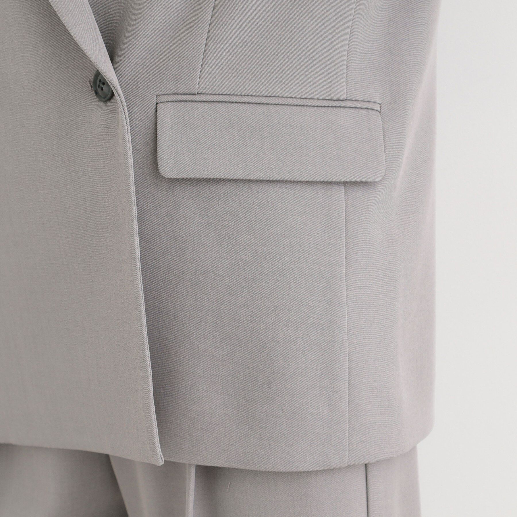 SHOO･LA･RUE「【洗濯機可/イージーケア/UV】オンオフ使える　ゆったりダブルジャケット」|テーラードジャケット|