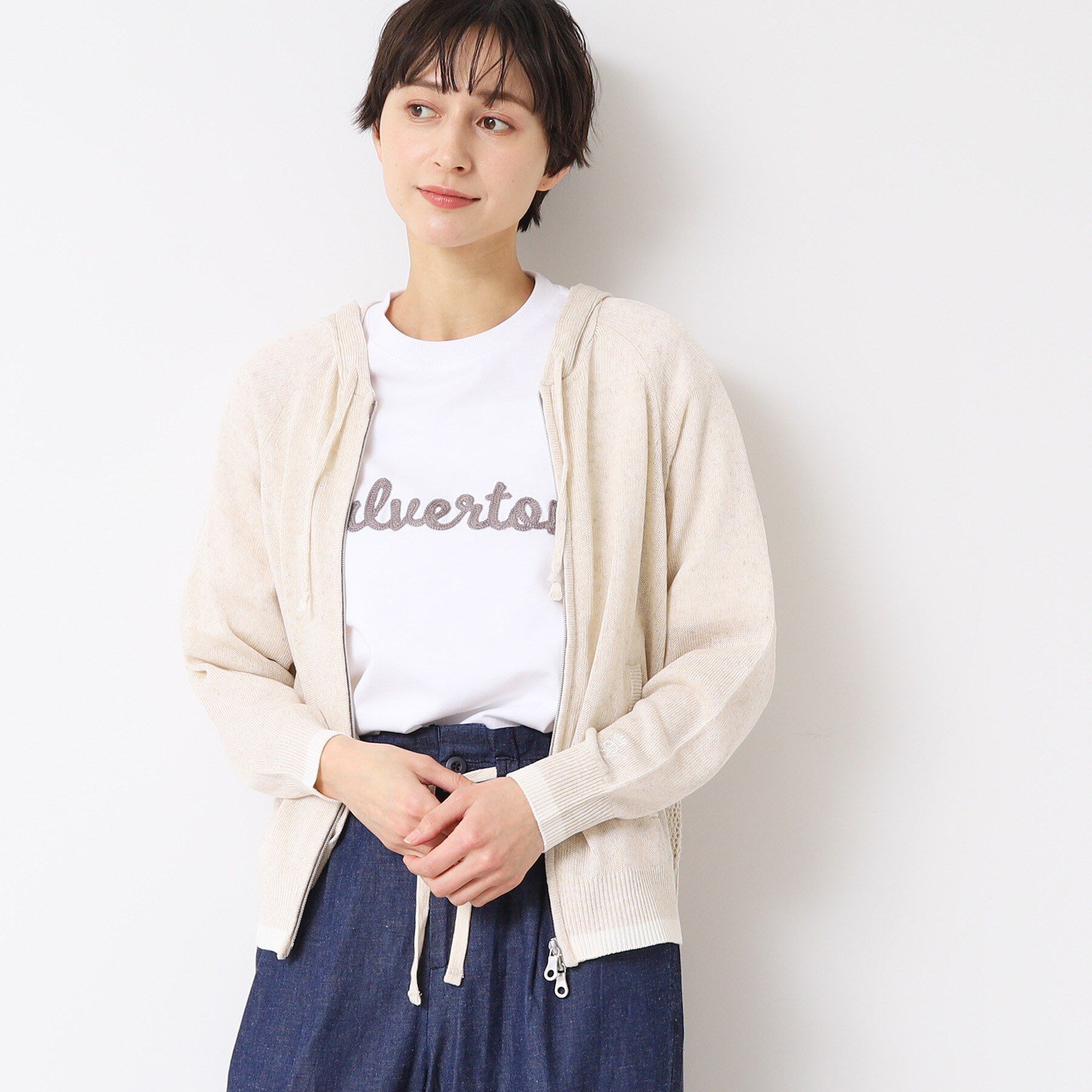 Dessin「【洗える】フーデッドカーディガン（S～L）」|カーディガン|