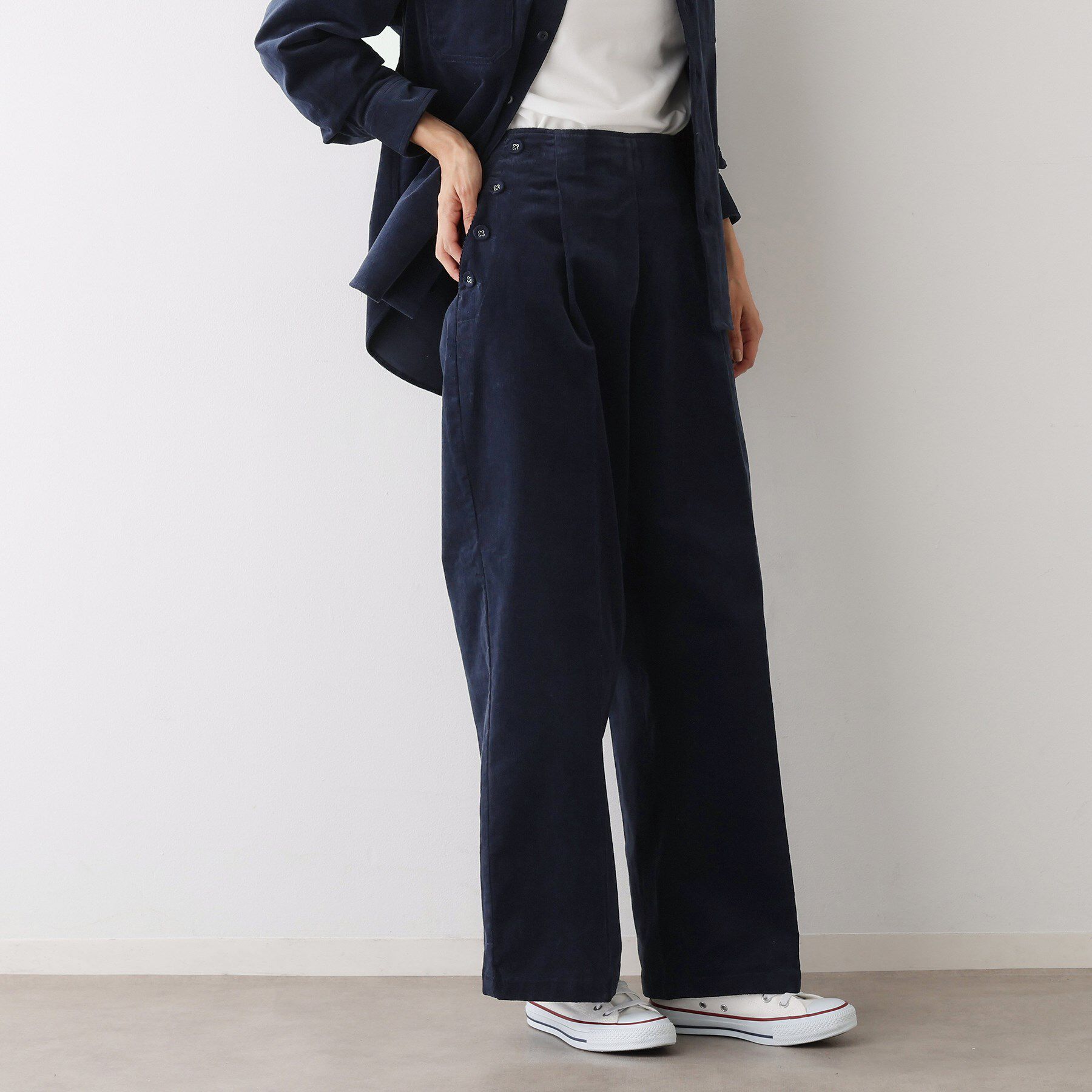 Dessin「【セットアップ可・洗える】マリンコーデュロイパンツ」|その他|