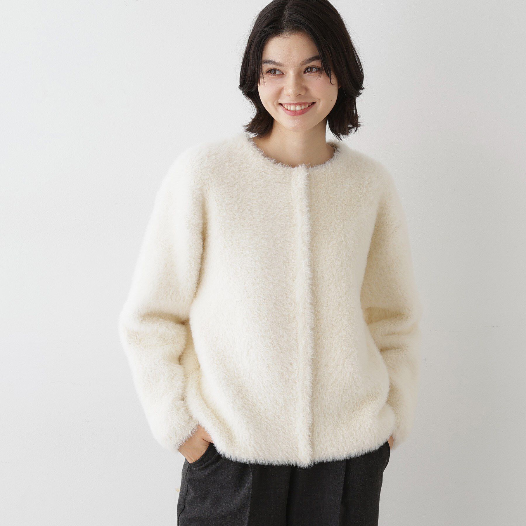 Dessin「【洗える】シャギーカーディガン」|カーディガン|