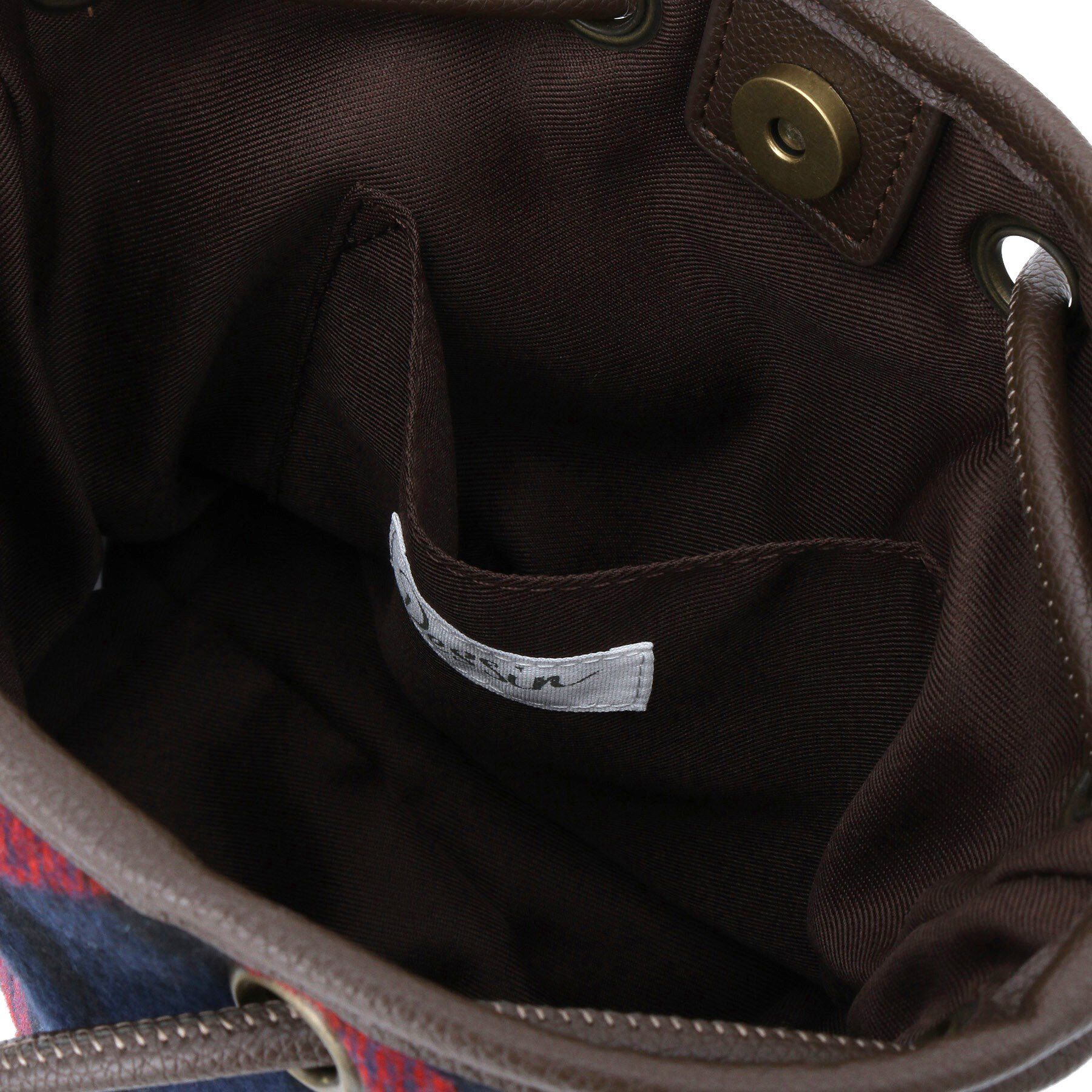 Dessin「2WAYチェック巾着バッグ」|ハンドバッグ|