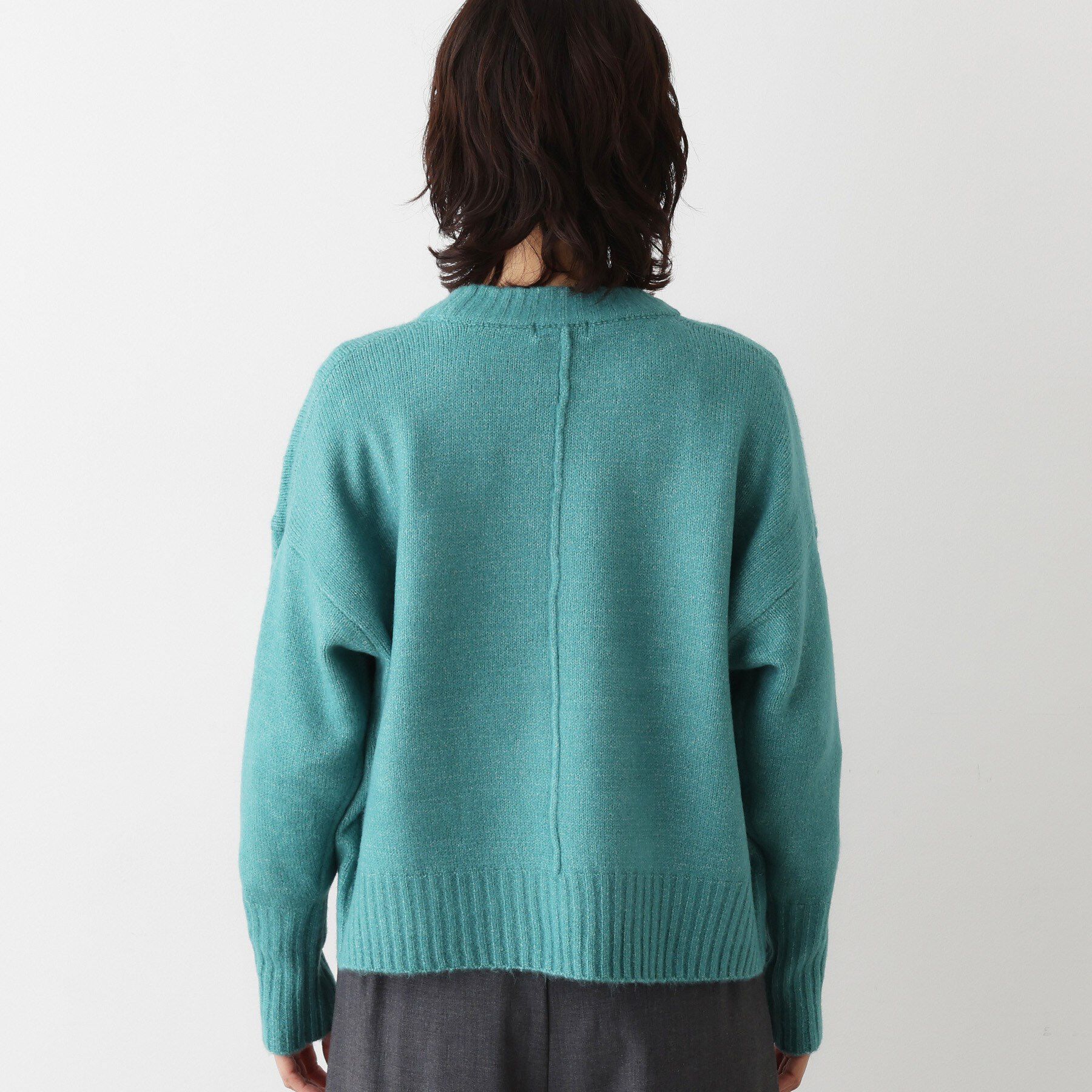 Dessin「【洗える】クルーネックワイドニット」|ニット・セーター|