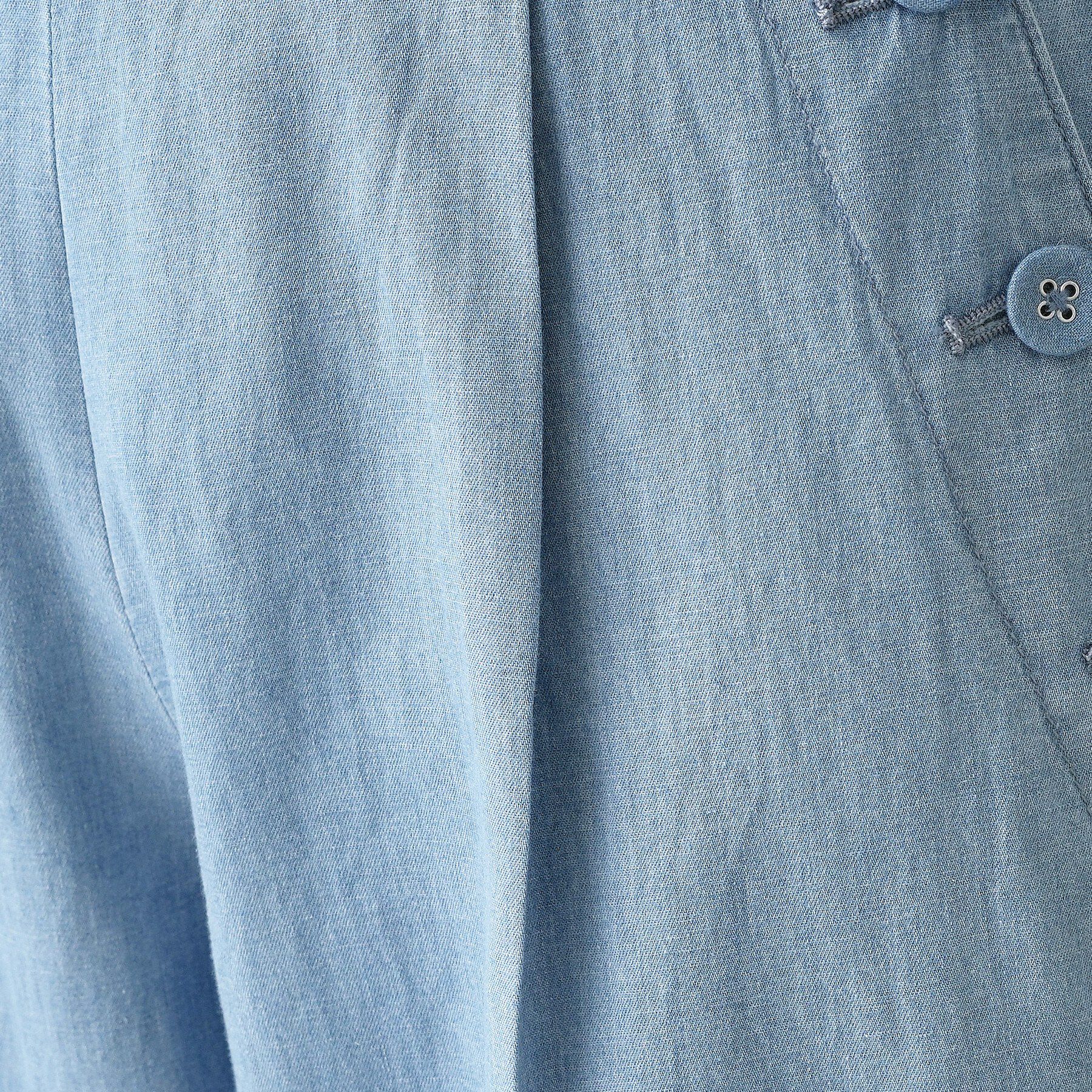 Dessin「【洗える】綿麻マリンワイドデニムパンツ」|その他|