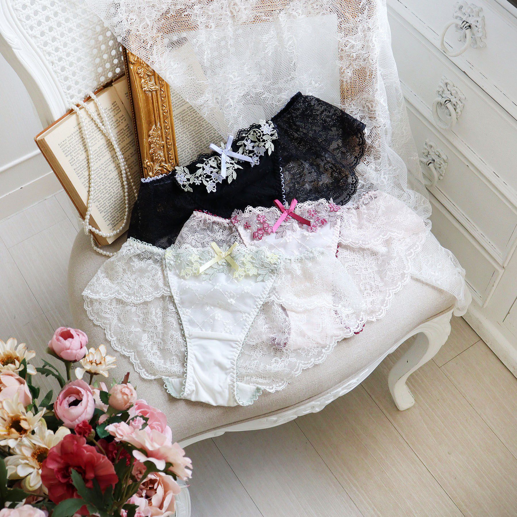 Risa Magli「ジニー レースショーツ」|インナー|