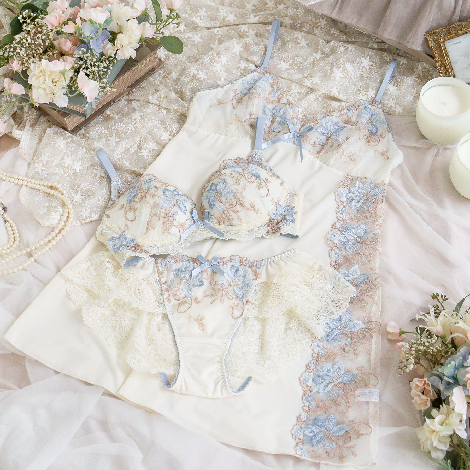 Risa Magli「フルーリ スリップ」|キャミソール|