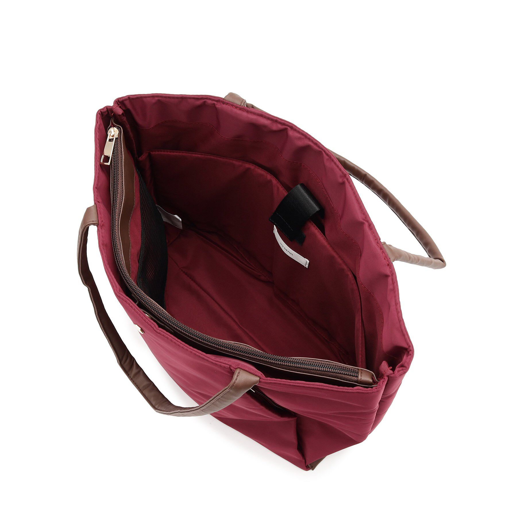 ITS&rsquo;DEMO「【12ポケット／PC対応】合皮コンビA4トート」|トートバッグ|