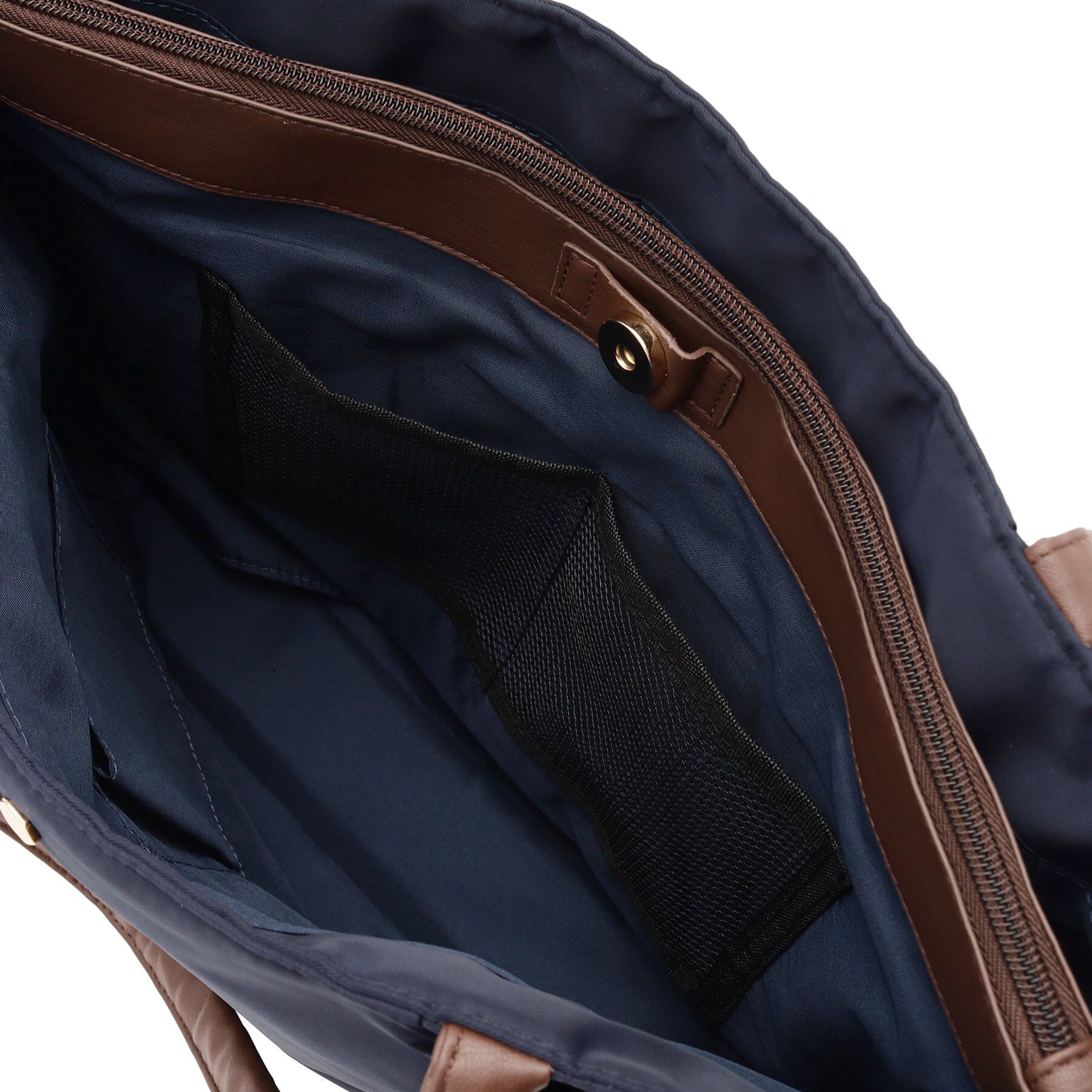 ITS&rsquo;DEMO「【12ポケット／PC対応】合皮コンビA4トート」|トートバッグ|