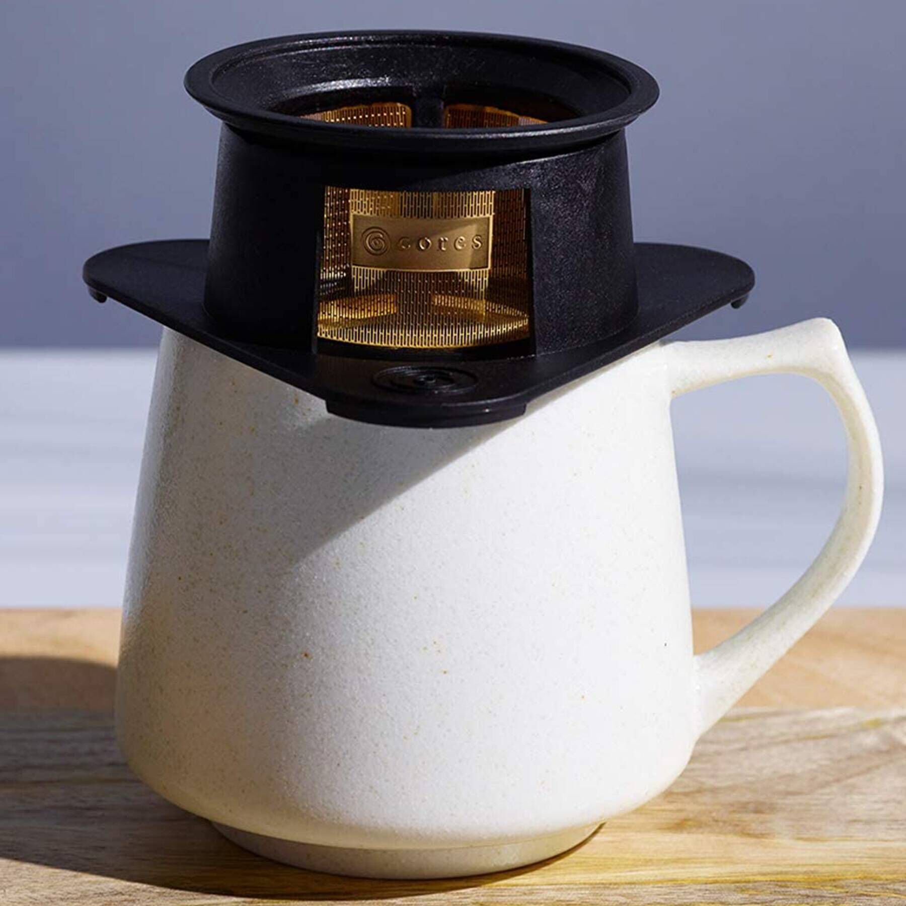 212 KITCHEN STORE「cores (コレス) シングルカップゴールドフィルター BK」|食器・キッチングッズ|