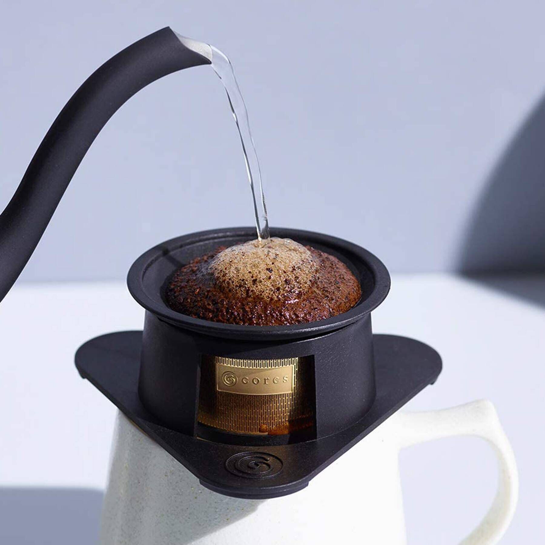 212 KITCHEN STORE「cores (コレス) シングルカップゴールドフィルター BK」|食器・キッチングッズ|