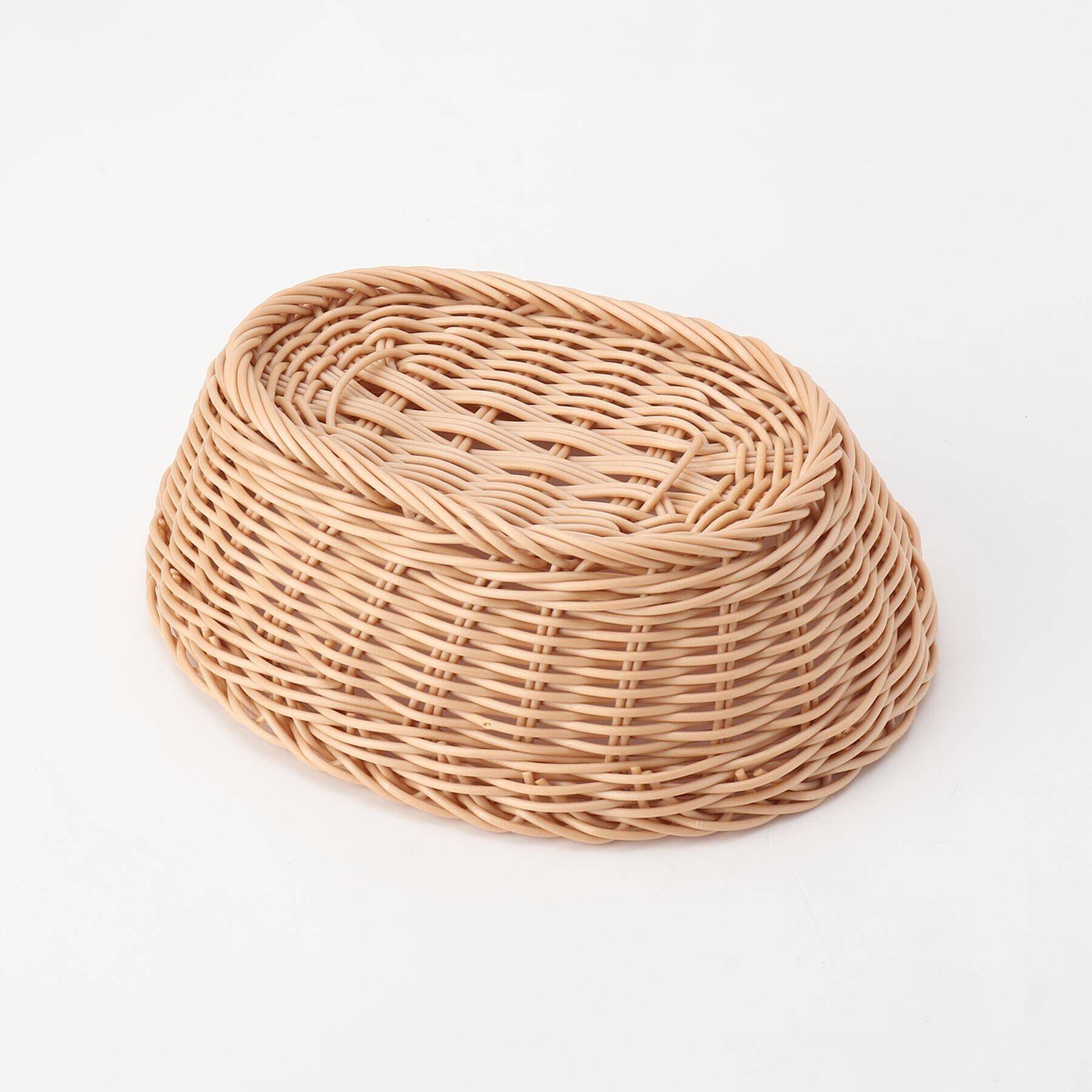 212 KITCHEN STORE「洗えるバスケット ルンド オーバル  キャラメル Quartier larin」|食器・キッチングッズ|