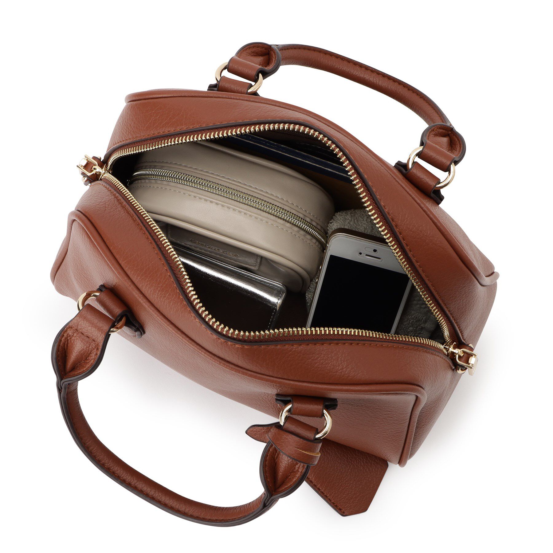 ESPERANZA「シボフェイクレザー2WAYボストンバッグ」|ボストンバッグ|