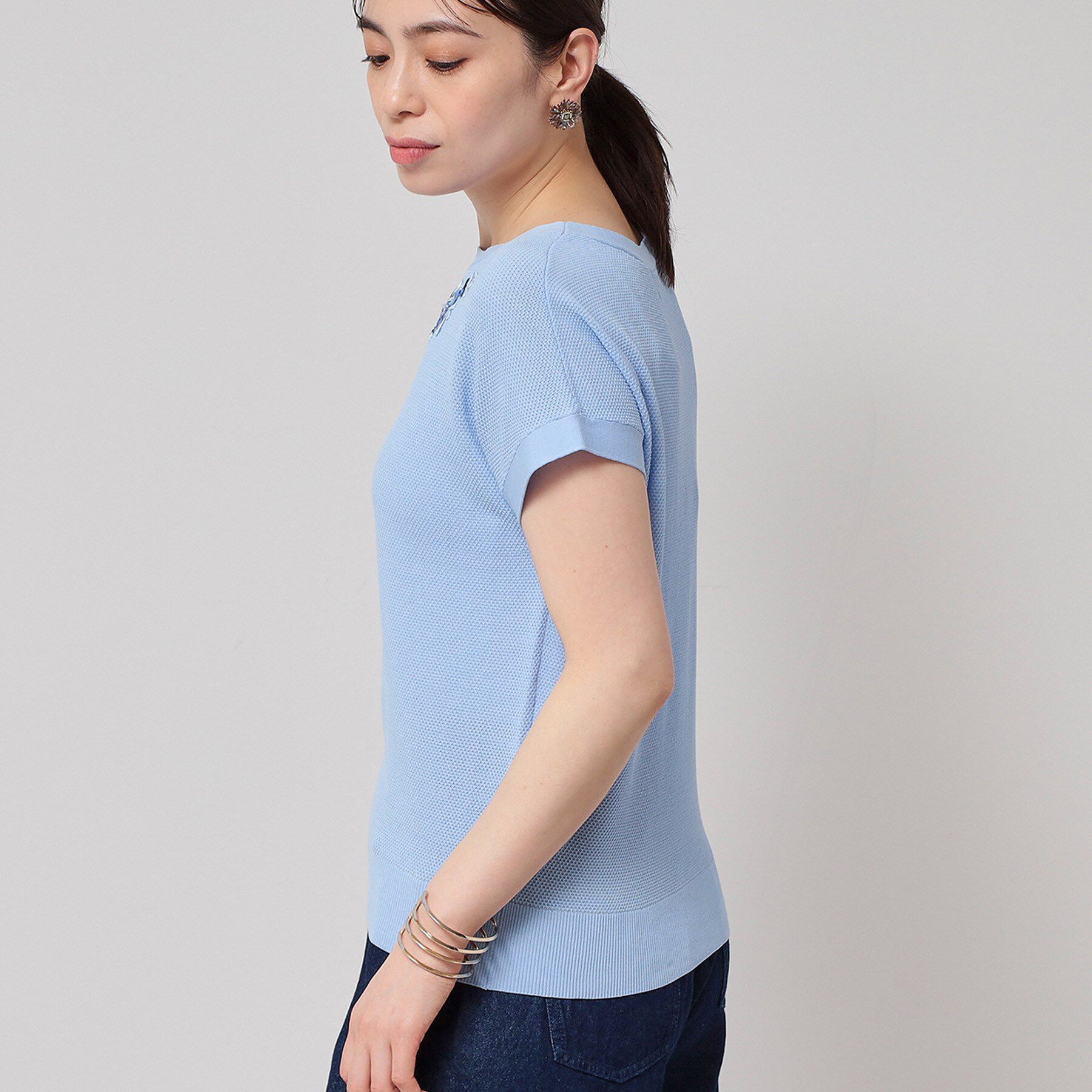 SunaUna「【SS～Lサイズ展開／手刺繍】クラフトニット」|ニット・セーター|