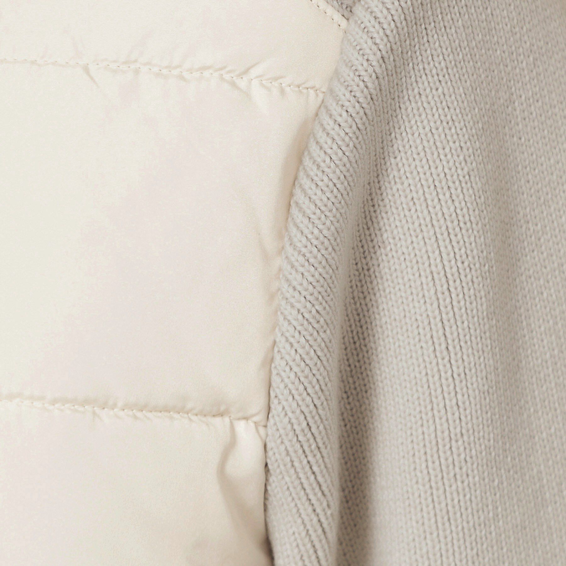 SunaUna「【中綿／キルト】ノーカラーブルゾン」|ノーカラージャケット|