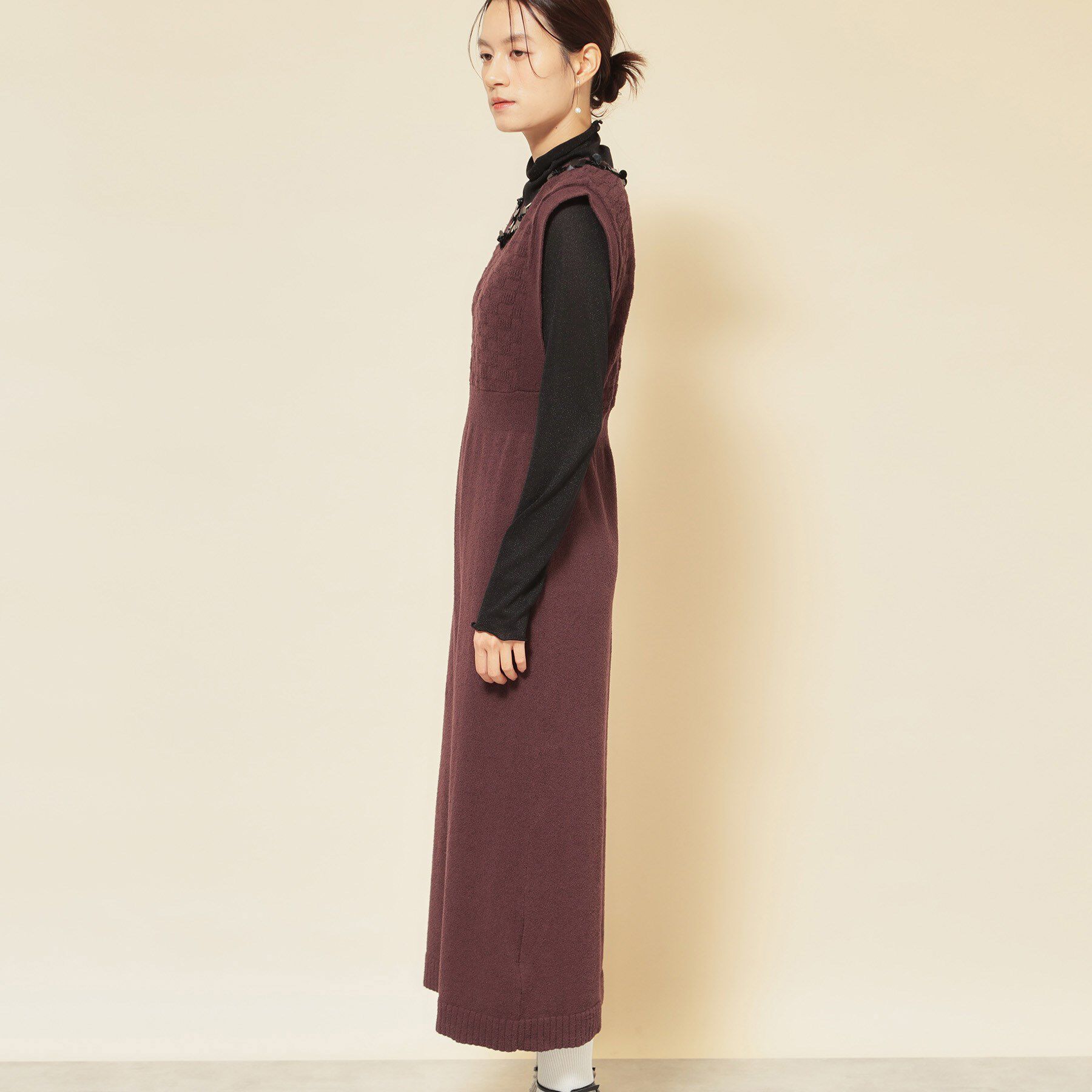 SunaUna「【COLLECTION LINE】スパンコール ニットワンピース」|ワンピース|