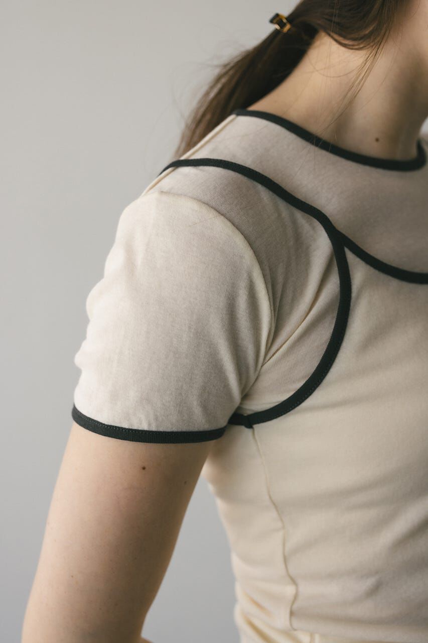 STYLEMIXER「バイカラーキャミセットトップ」|Tシャツ・カットソー|