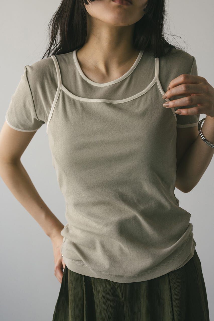 STYLEMIXER「バイカラーキャミセットトップ」|Tシャツ・カットソー|MINT