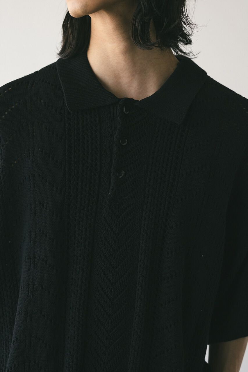 STYLEMIXER「クロシェニットポロ」|ニット・セーター|