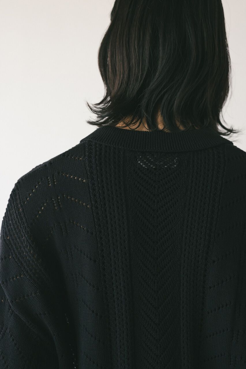 STYLEMIXER「クロシェニットポロ」|ニット・セーター|