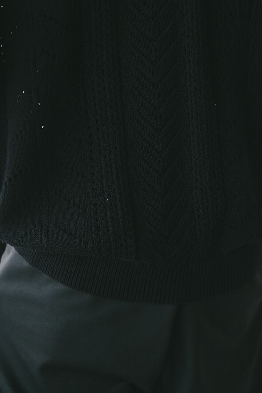 STYLEMIXER「クロシェニットポロ」|ニット・セーター|