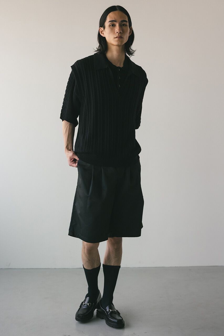 STYLEMIXER「クロシェニットポロ」|ニット・セーター|