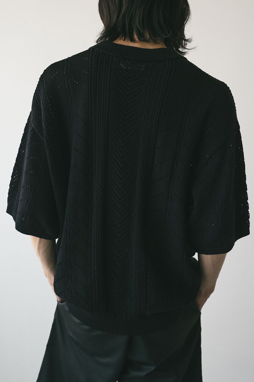 STYLEMIXER「クロシェニットポロ」|ニット・セーター|