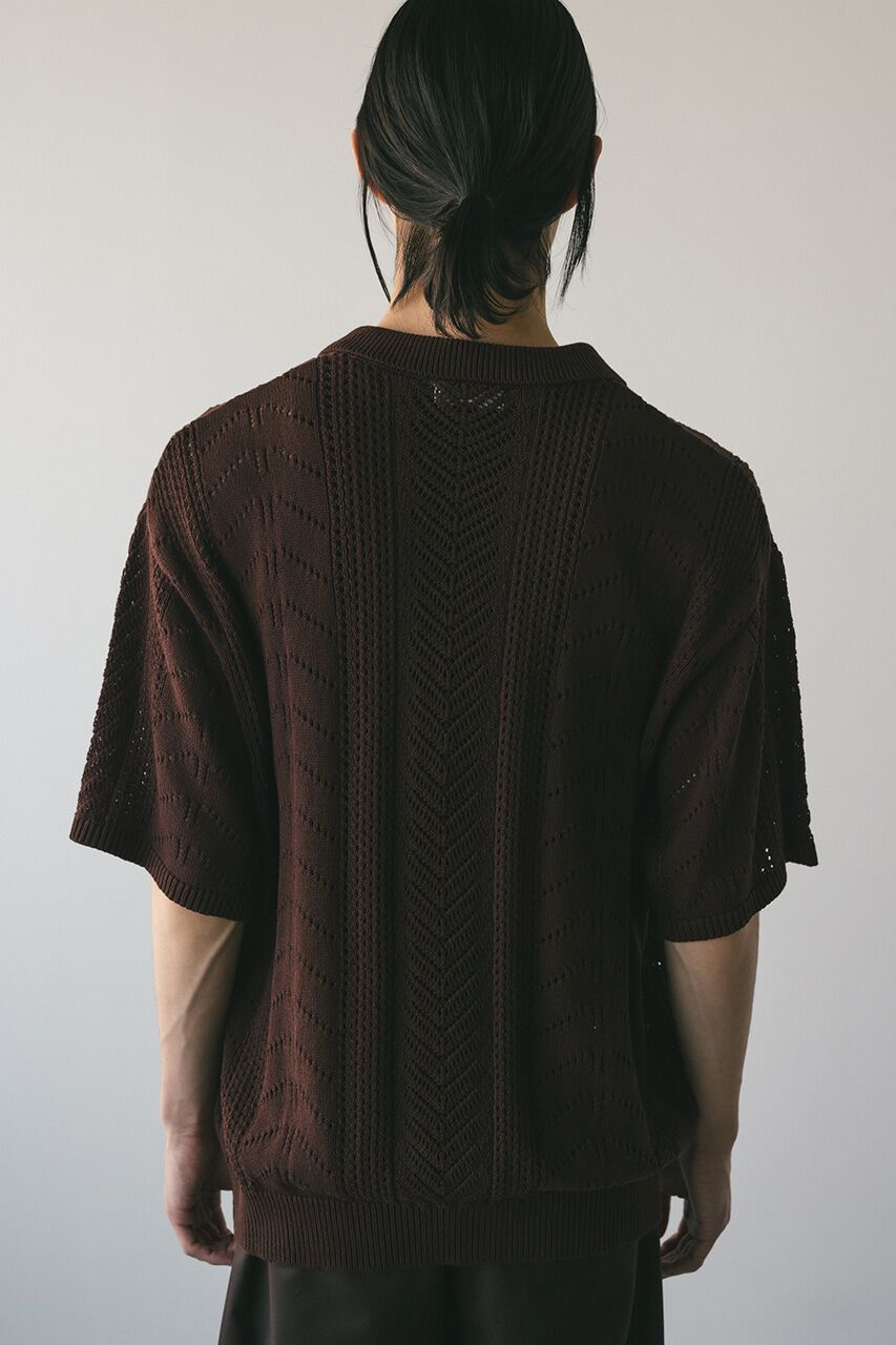 STYLEMIXER「クロシェニットポロ」|ニット・セーター|