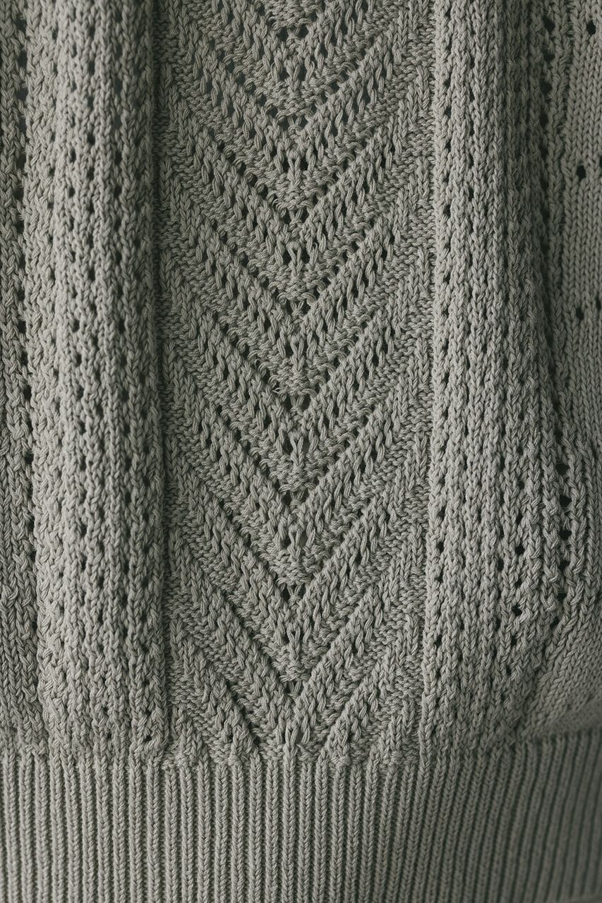 STYLEMIXER「クロシェニットポロ」|ニット・セーター|