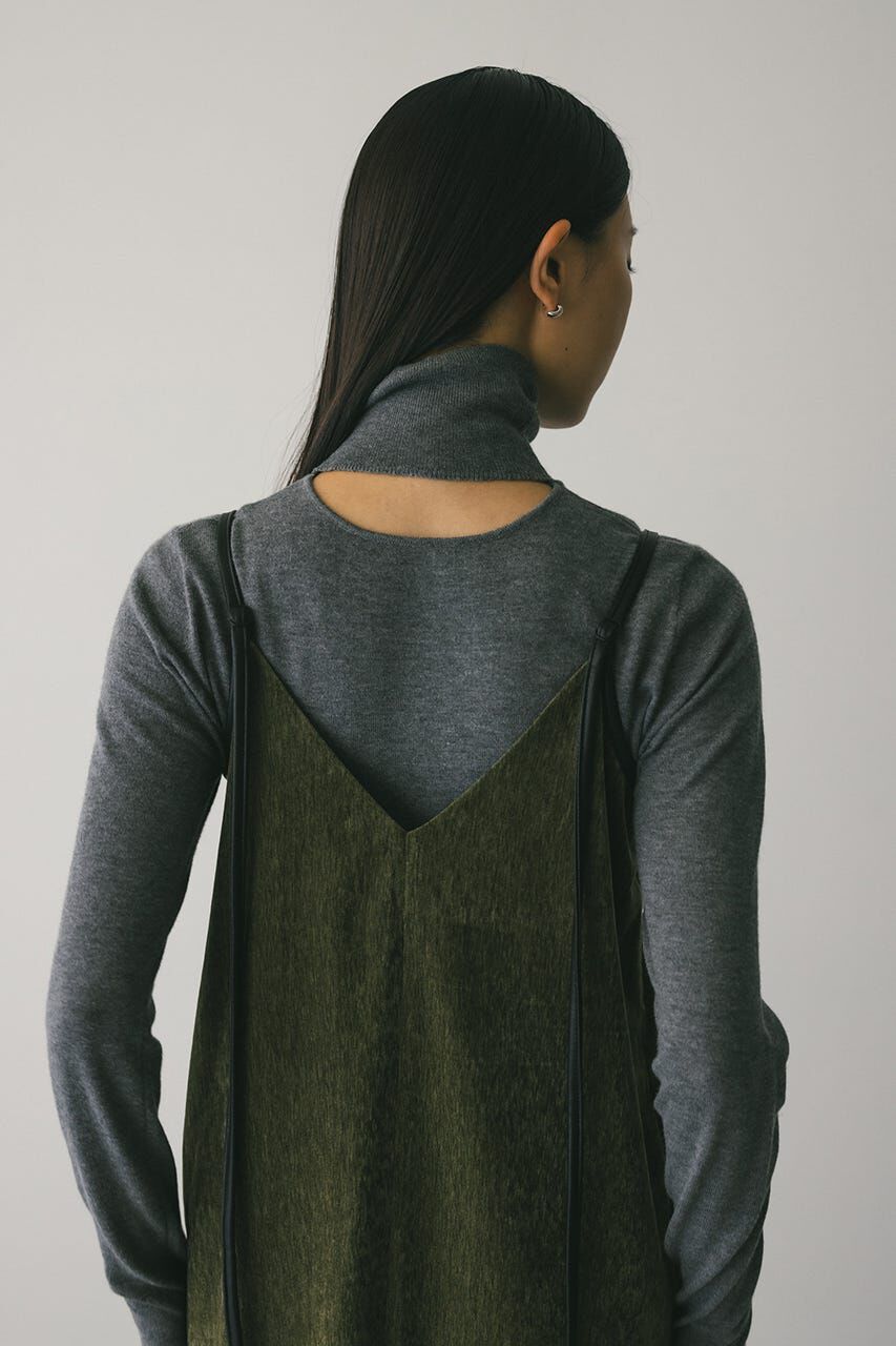 STYLEMIXER「パイピングベロアキャミワンピース」|ワンピース|