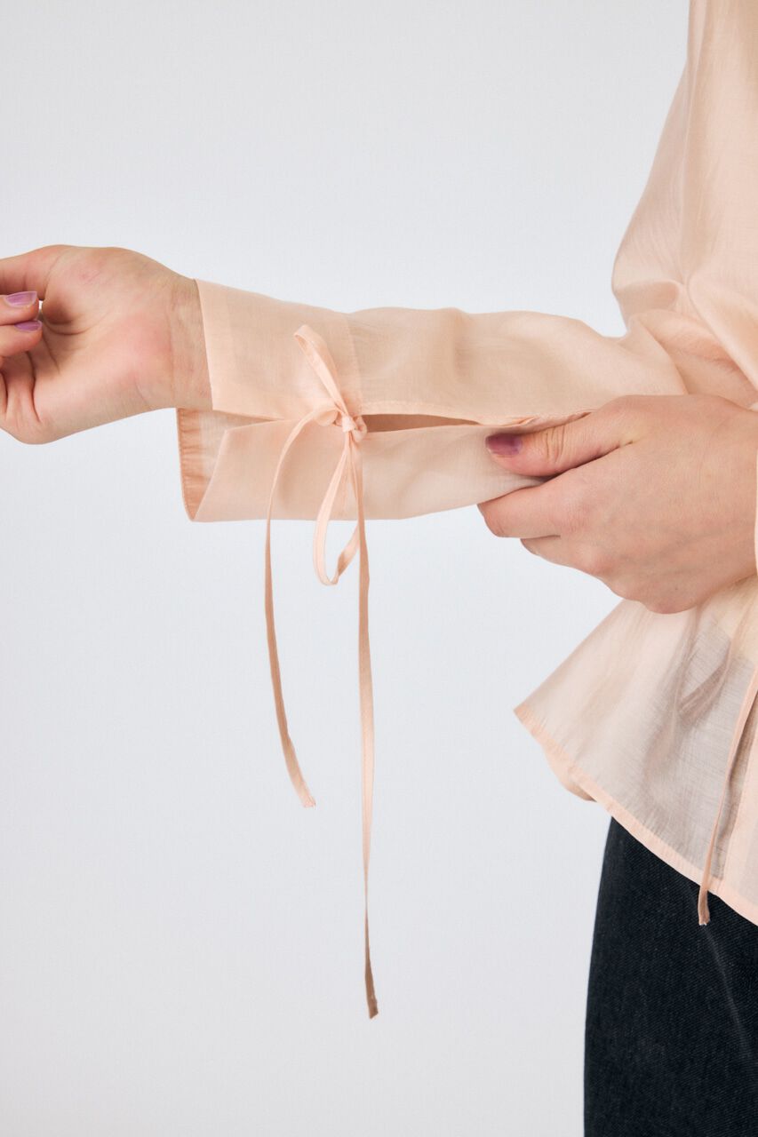 MOUSSY「RIBBON シアーシャツ」|シャツ・ブラウス|