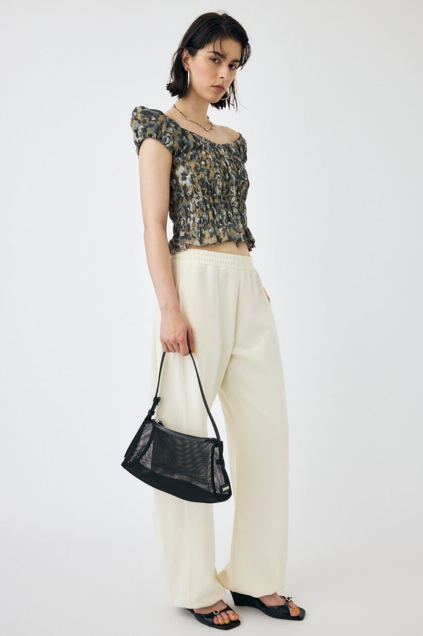 MOUSSY「OPEN NECK GATHER ブラウス」|シャツ・ブラウス|