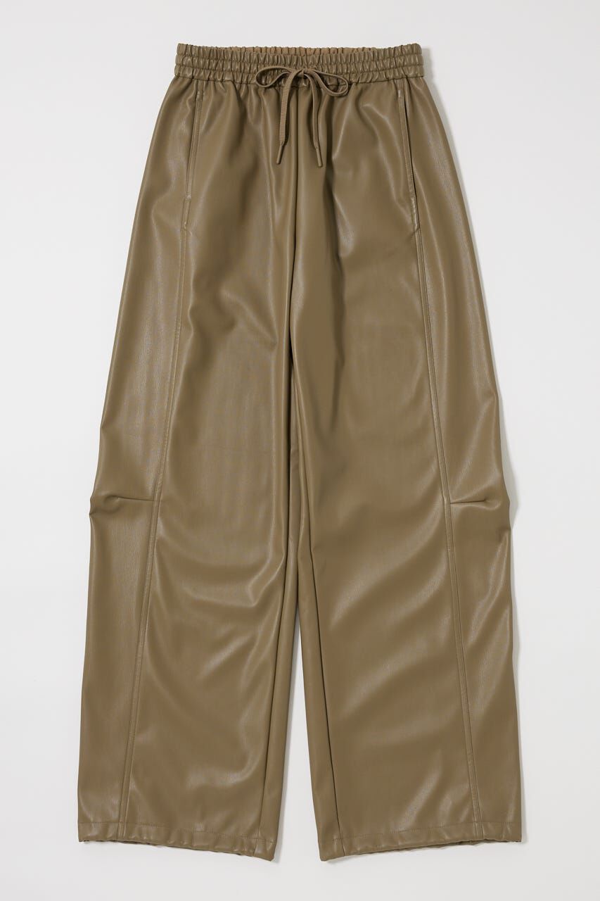 MOUSSY「F/LEATHER JOGGER パンツ」|その他|