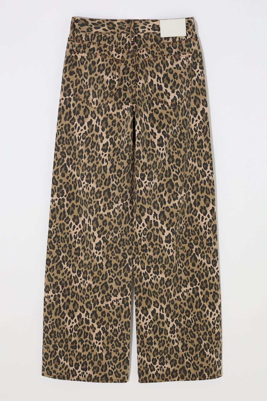 MOUSSY「LEO PRNTED WIDE ストレート」|デニム|