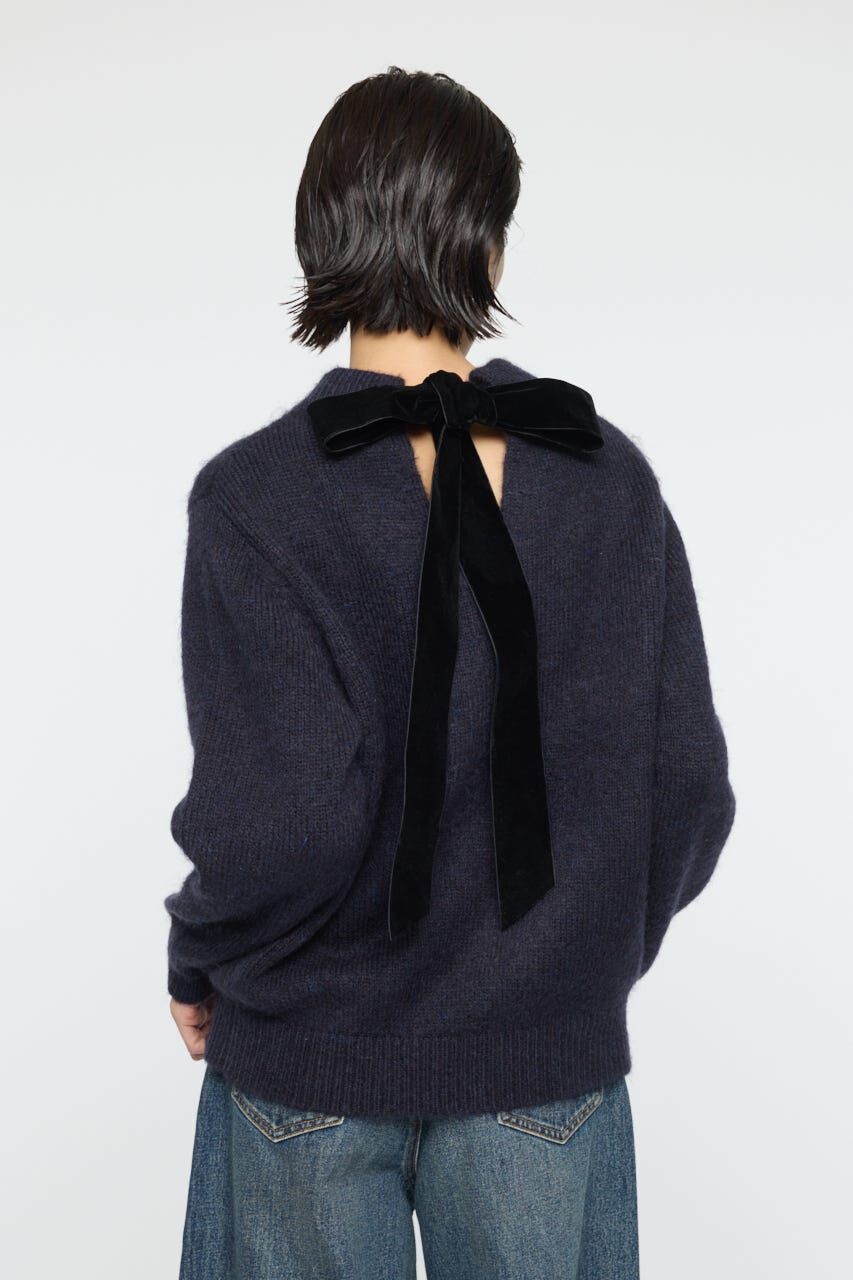 MOUSSY「BACK RIBBON セーター」|ニット・セーター|