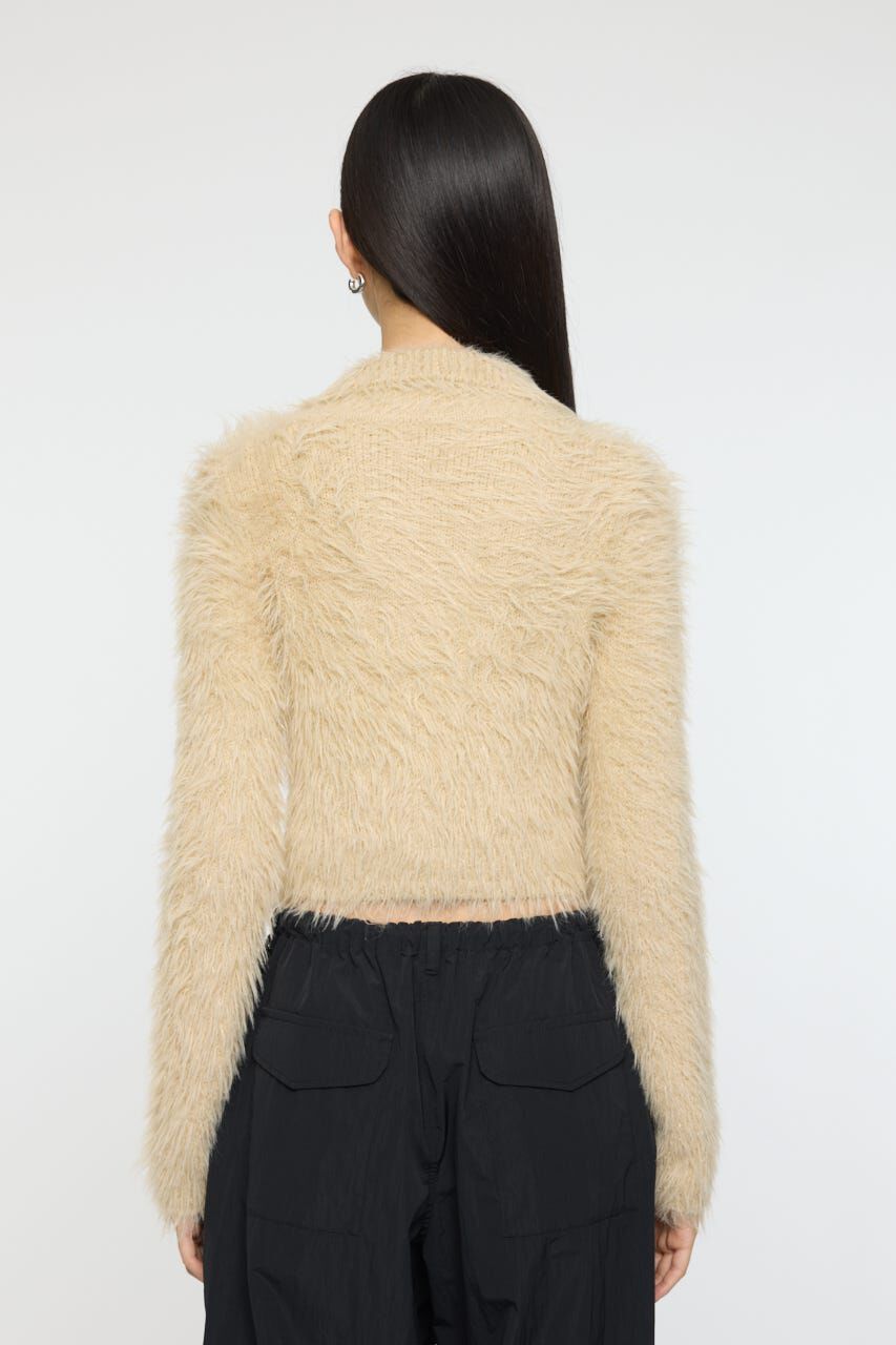 MOUSSY「FEATHER LIKE KNIT シャツ」|ニット・セーター|