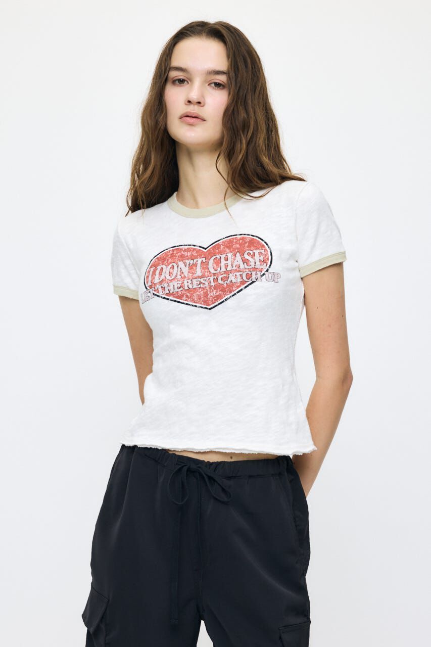 MOUSSY「I DON'T CHASE RINGER Tシャツ」|Tシャツ・カットソー|