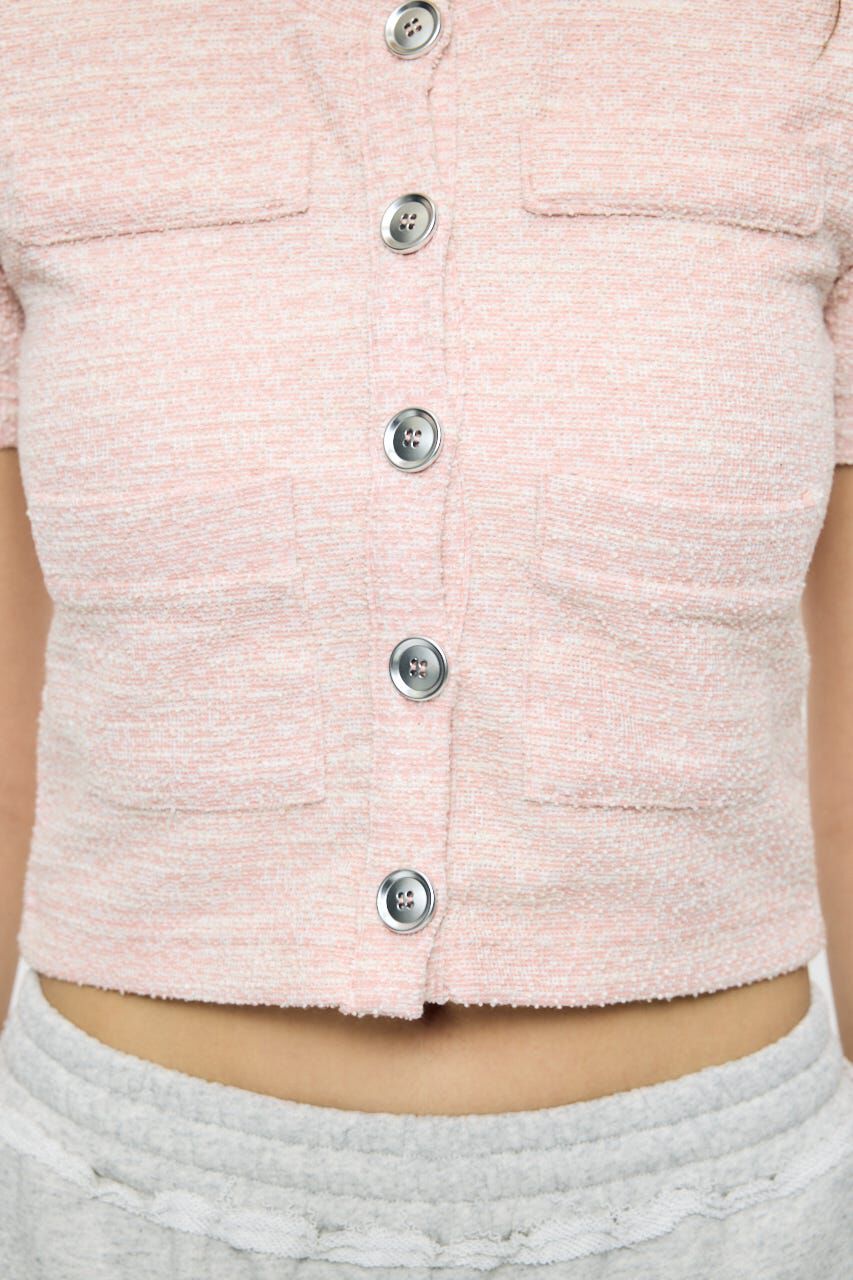 MOUSSY「TWEED CRUSH トップス」|Tシャツ・カットソー|