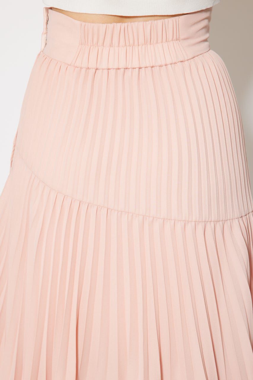 rienda「プリーツティアードマキシスカート」|スカート|